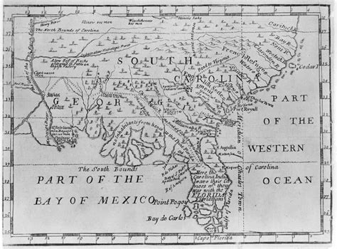 Map Of Georgia Colony In 1732 | secretmuseum