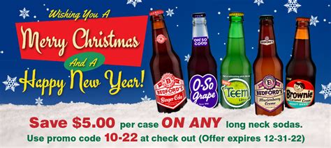 2022 Christmas Coupon | Wholesale retro sodas, the brands of soda pop we all remember.