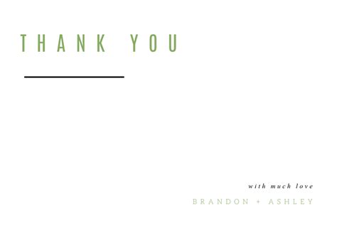 thank you card white customizable thank you card template | Shutterstock