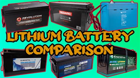 Ultimate Lithium Battery Comparison - Redarc Vs Enerdrive Vs Victron ...