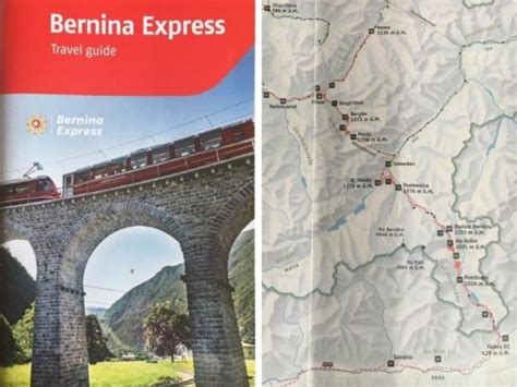 Bernina Express Train Route Map