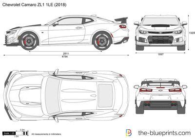 Chevrolet Camaro ZL1 1LE vector drawing | Camaro zl1, Chevrolet camaro ...