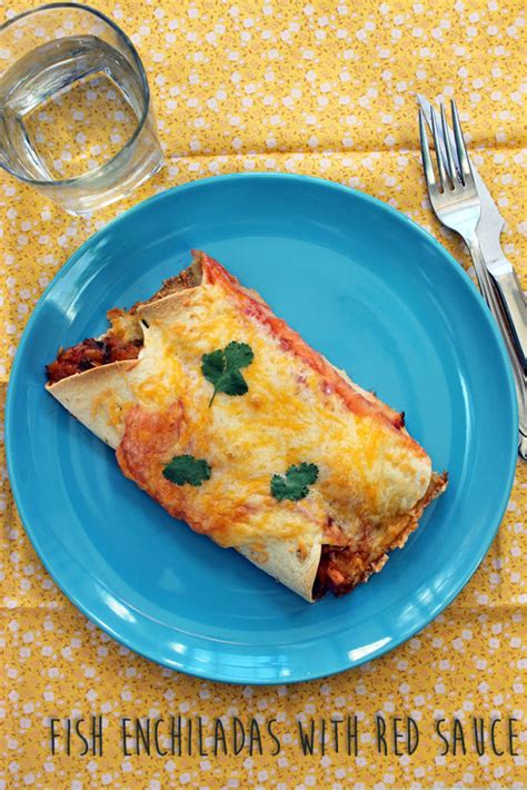 Fish enchiladas with red sauce – Mi Diario de Cocina