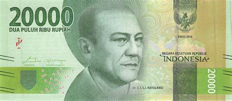 Indonesia 20000 Rupiah 2016 Unc | IDNPN158a-Indonesia