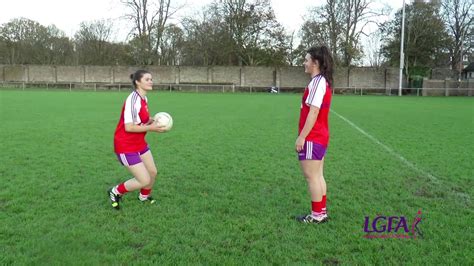 Ladies Gaelic Football Skills - The Side Step - YouTube