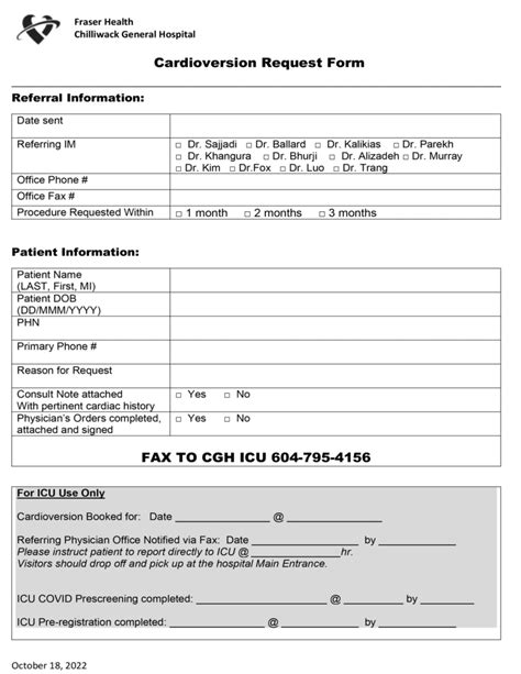 CGH Cardioversion Requisition – The Oscar Galaxy