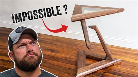 IMPOSSIBLE Floating Table Build - Will It Work? - YouTube