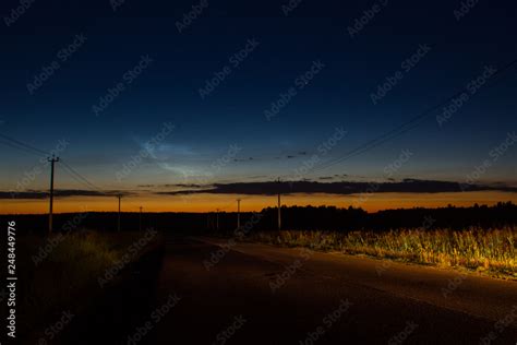 Noctilucent clouds. A comparatively rare atmospheric phenomenon ...