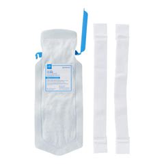 Medline Refillable Ice Bag with Clamp Closure and Hook-and-Loop Straps ...