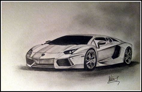 Lamborghini Aventador Sketch at PaintingValley.com | Explore collection ...