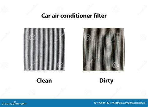 Car Air Conditioner Filter Isolated Stock Image - Image of background, equipment: 193631143