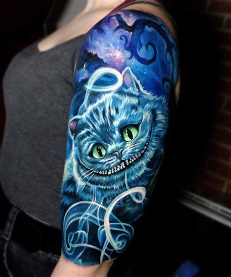 Tattoo Art | Cheshire cat tattoo, Alice in wonderland tattoo sleeve ...