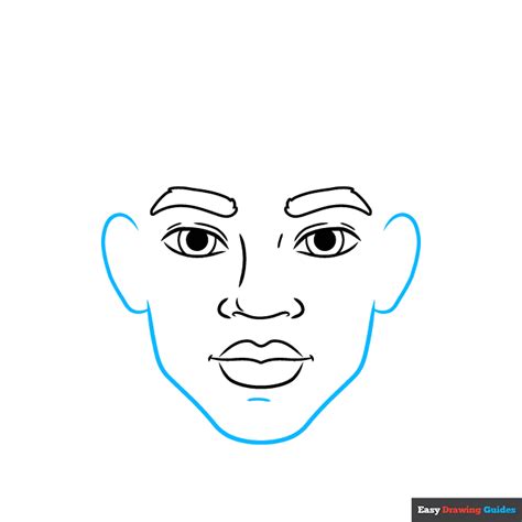 How to Draw a Black Man's Face - Really Easy Drawing Tutorial