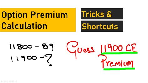 Option Premium Calculation Simplified. Try this shortcut trick to find delta - EQSIS - YouTube