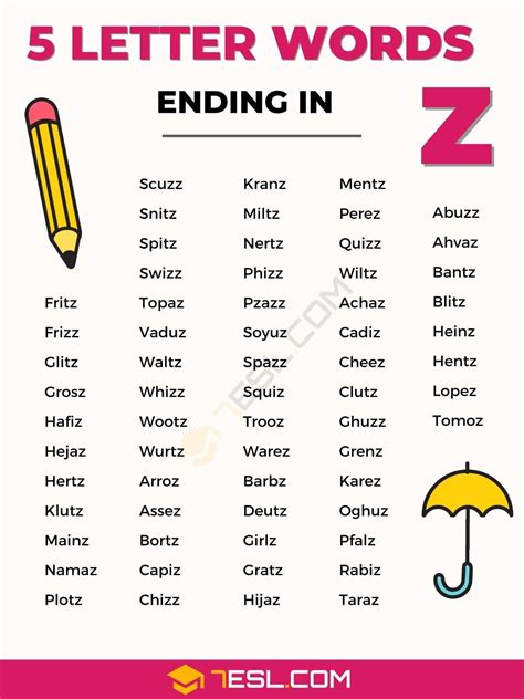 5 Letter Words Ending in Z What Is 5, Western Region, Letter N Words, Rhineland, Modern English ...