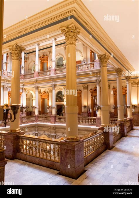 Interior of the Colorado State Capitol Building in Denver Stock Photo ...