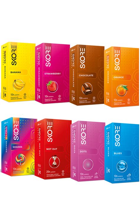 Skore Adventure Condom Pack For Mens In 8 Different Flavoured | Skore Condoms