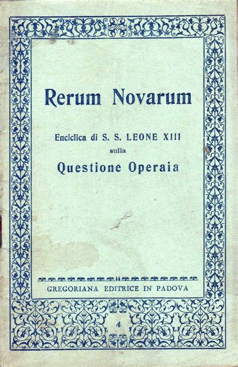 Rerum Novarum — READ THE BOOKLIST