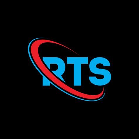 logotipo de rts. carta rts. diseño del logotipo de la letra rts ...