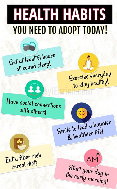 Good Health Habits That You Need To Adopt Today!