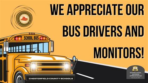 It's School Bus Driver Appreciation Day! | Chesterfield County School District