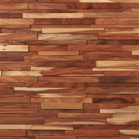 Small Leaf Acacia Hardwood Wall Plank Panel | Wall planks, Wood panel ...