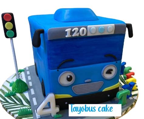 Tayo bus cake, Food & Drinks, Homemade Bakes on Carousell