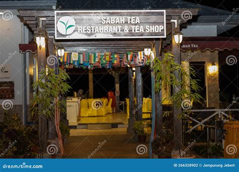 Sabah Tea Restaurant and Tea Shop Signboard Editorial Photography - Image of blue, outdoor ...