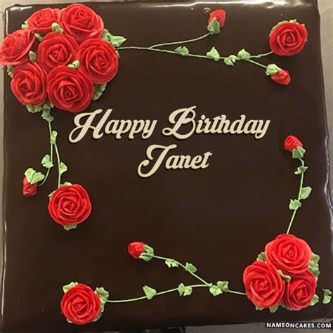 Happy Birthday janet Cake Images