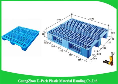 Single Face Small Plastic Pallets With Steel Tubes Inside , Light Duty ...