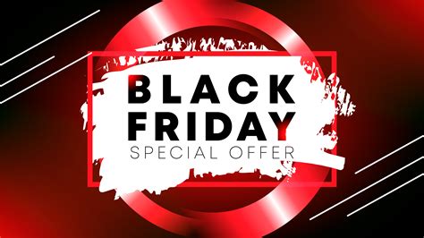 Black Friday special offer banner layout design 677961 Vector Art at Vecteezy