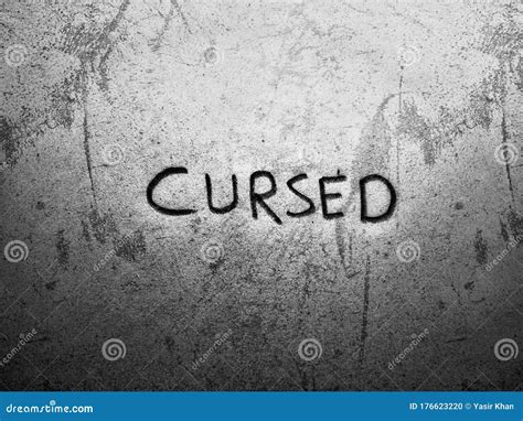 Cursed Word Concept On Cubes Royalty-Free Stock Image | CartoonDealer ...