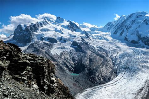 Monte Rosa Massif and Glacier Photograph by Phyllis Taylor - Fine Art ...