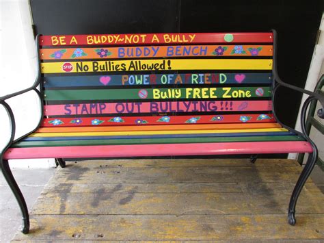 Pin by Robin Rivera on I Dig Art Studio | Buddy bench, Bench, Painted ...