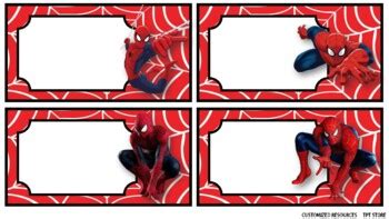 Spider Man Name Plate - www.gruponym.mx