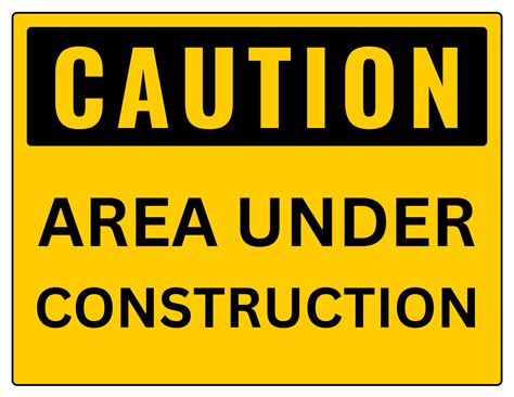 Printable Construction Signs