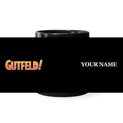 Gutfeld! Logo Personalized Black Mug - 11oz – Fox News Shop