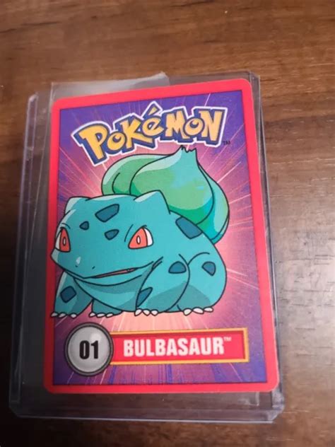 RARE BULBASAUR #01 BLUE GAME CARD 1998 Nintendo Red Border Pokemon Cards NM* $13.00 - PicClick