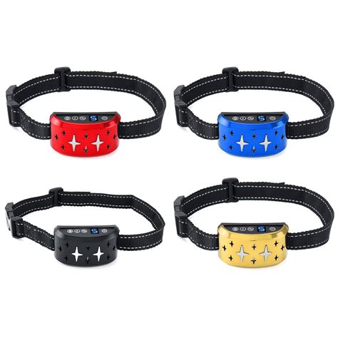 New Dog Bark Collar, Rechargeable Stop Barking Collar with 7 Adjustable Sensitivity and ...