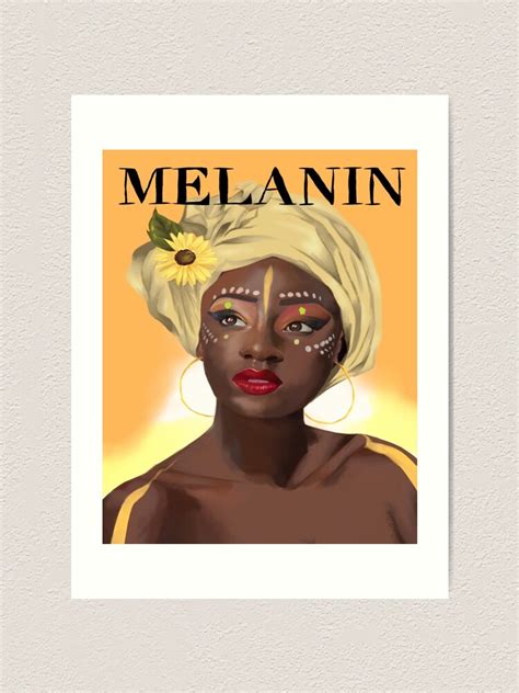 "Melanin" Art Print by snasydazzy | Redbubble