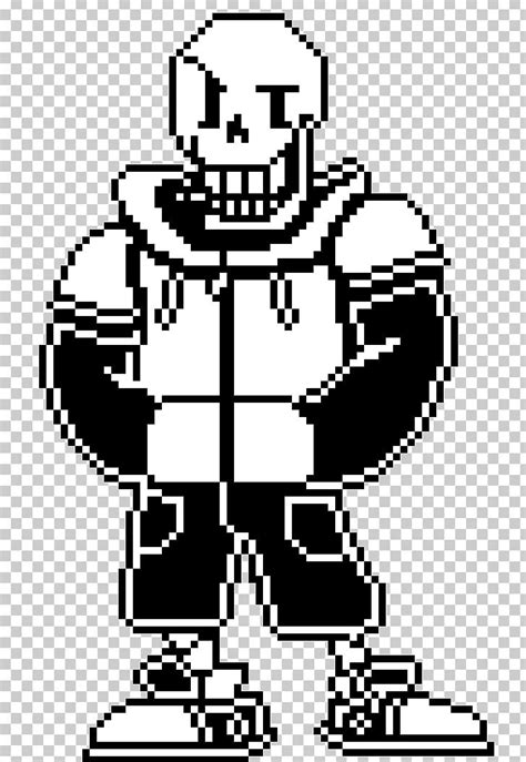 Undertale Papyrus Sprite PNG, Clipart, Area, Art, Black And White ...