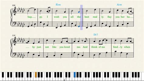 Olivia Rodrigo — Happier (Piano Sheet Music) Acordes - Chordify