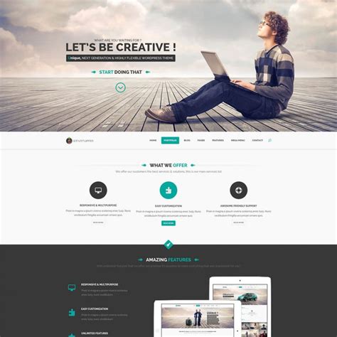 Startup Landing Page Template Free PSD – Download PSD