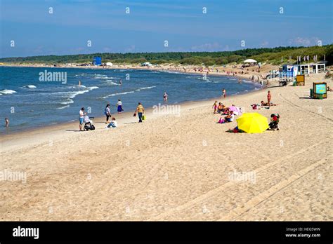 Palanga Beach on the Baltic Sea Stock Photo - Alamy