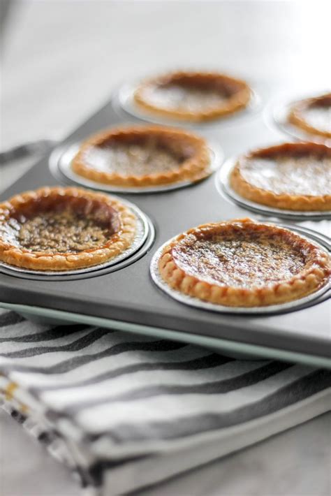 Easy Classic Butter Tarts - The Seasoned Skillet