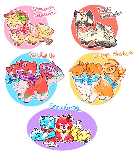 January+Custom+Sushi+Dogs+#2+by+witchpaws.deviantart.com+on+@deviantART | Cute drawings, Cute ...