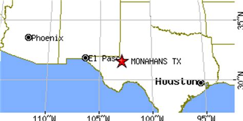 Monahans, Texas (TX) ~ population data, races, housing & economy