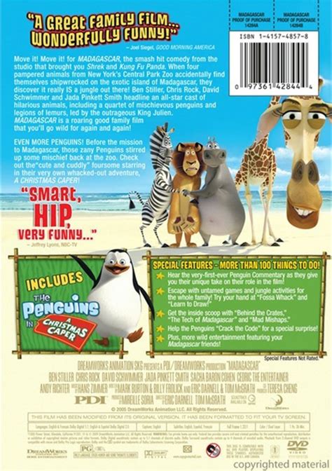 Madagascar (Fullscreen) (DVD 2005) | DVD Empire