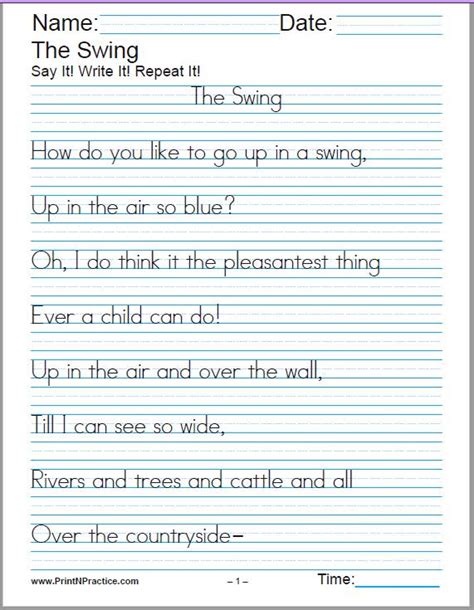 60+ Cursive Handwriting Sheets +150 Manuscript Worksheets