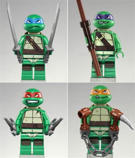 Teenage Mutant Ninja Turtle LEGOs | Lego turtles, Lego, Ninja turtles